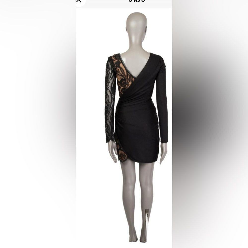 Emilio Pucci Black Lace Dress, US10 - Picture 4 of 14
